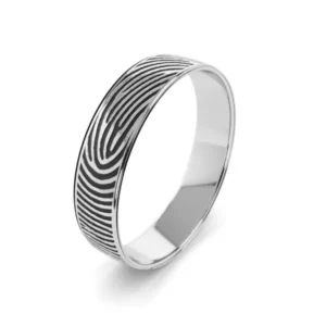 alliance allure 5mm gravure empreinte exterieure argent atelier kult