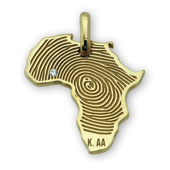 pendentif empreinte