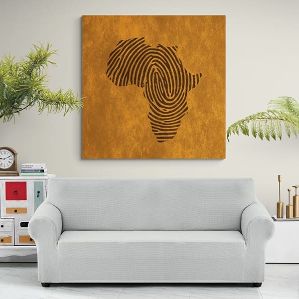 tableau afrique empreinte digitale