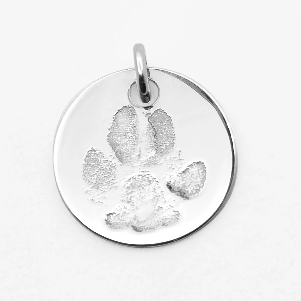 L'empreinte de votre chien gravée sur Pendentif - BenjaminGRATIA