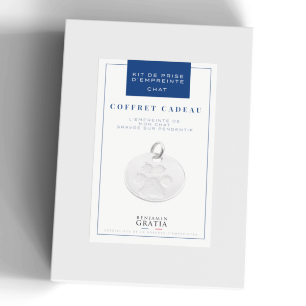 La médaille gravée  de l'empreinte de votre chat – Image 6