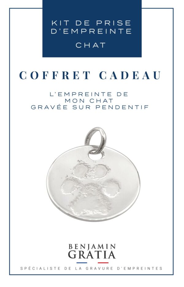 coffret cadeau empreinte chat