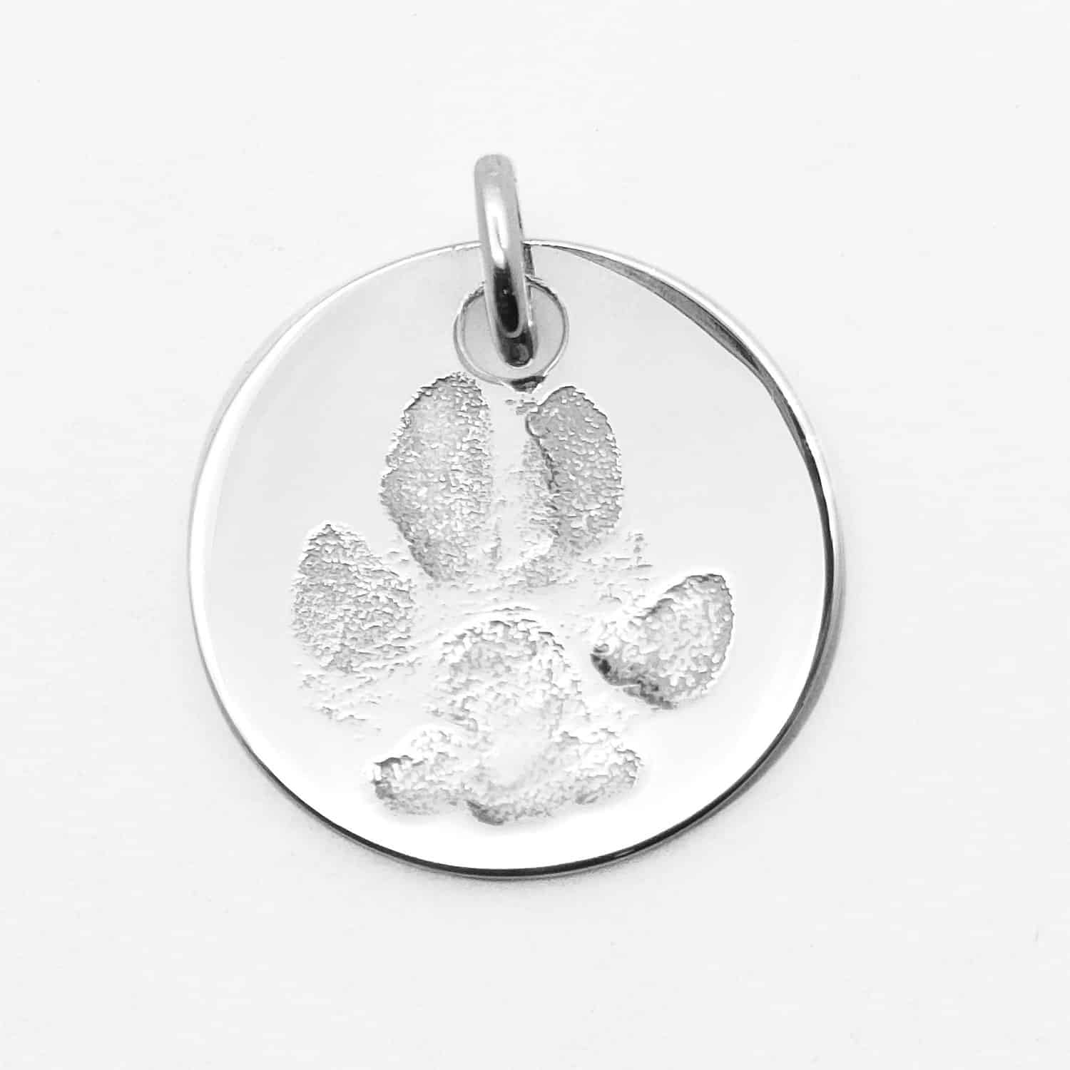 l'empreinte de votre chat gravée sur pendentif - BenjaminGRATIA