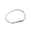 Bracelet argent empreinte grain de café – Image 3
