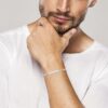 Bracelet argent empreinte grain de café – Image 2