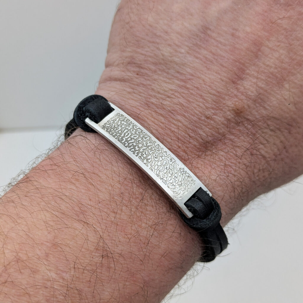 bracelet argent homme truffe chien
