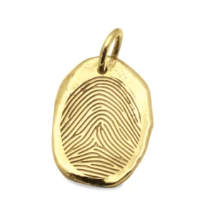 Médaille organique gravée de votre empreinte